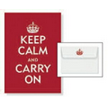 Keep Calm and Carry on Small Boxed Everyday Note Cards